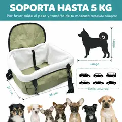 MOVI - ASIENTO DE MASCOTAS PARA AUTOS
