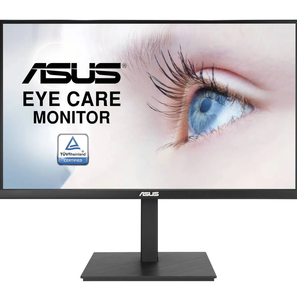 ASUS - Monitor Plano ASUS VA27AQ 27 QHD IPS LED HDR10 75Hz Eye Care para oficina, HDMI 1.4, DP1.2, VGA