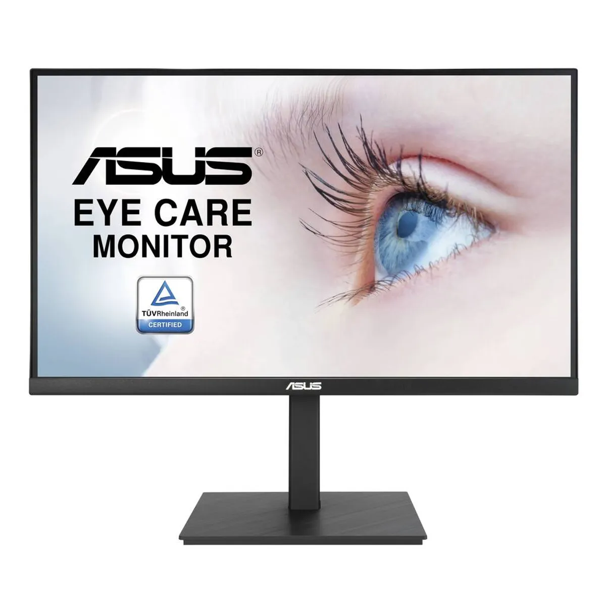 ASUS - Monitor Plano ASUS VA27AQ 27 QHD IPS LED HDR10 75Hz Eye Care para oficina, HDMI 1.4, DP1.2, VGA
