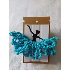 GENERICO - Scrunchie - Colet tejido a crochet para el cabello - calypso