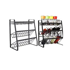 GENERICO - ESTANTE ORGANIZADOR COCINA 3 NIVELES METALICO MULTIUSO