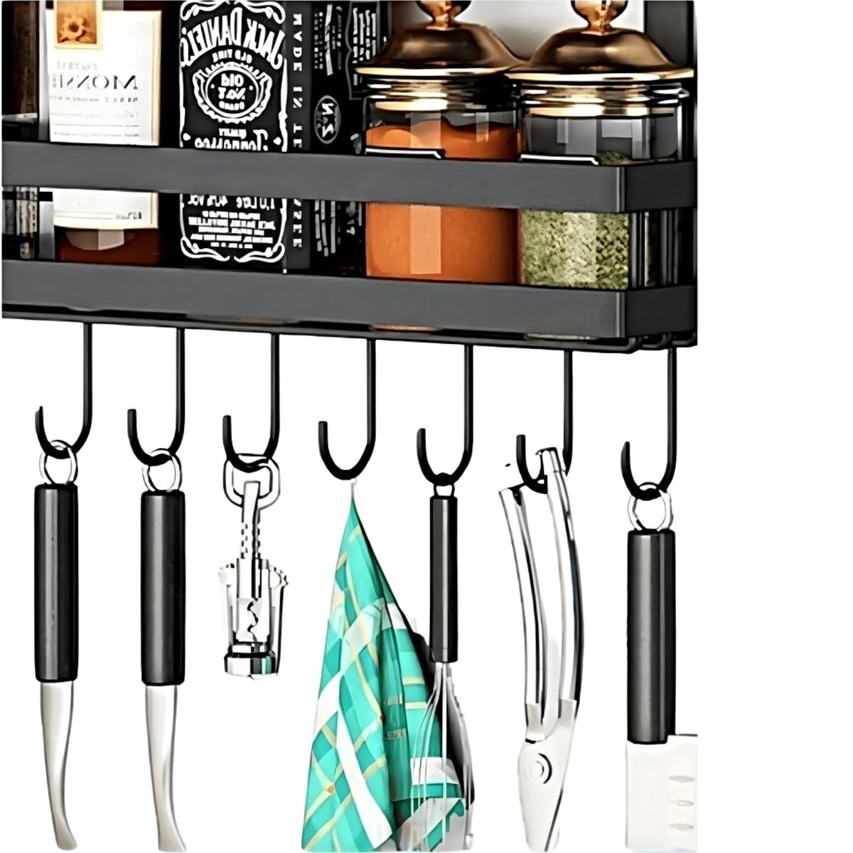 GENERICO - ORGANIZADOR DE COCINA MULTIFUNCIONAL PARA REFRIGERADOR O MUEBLES