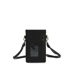 HUSH PUPPIES - Billetera Cuero Mujer TyPhone Wallet Negro