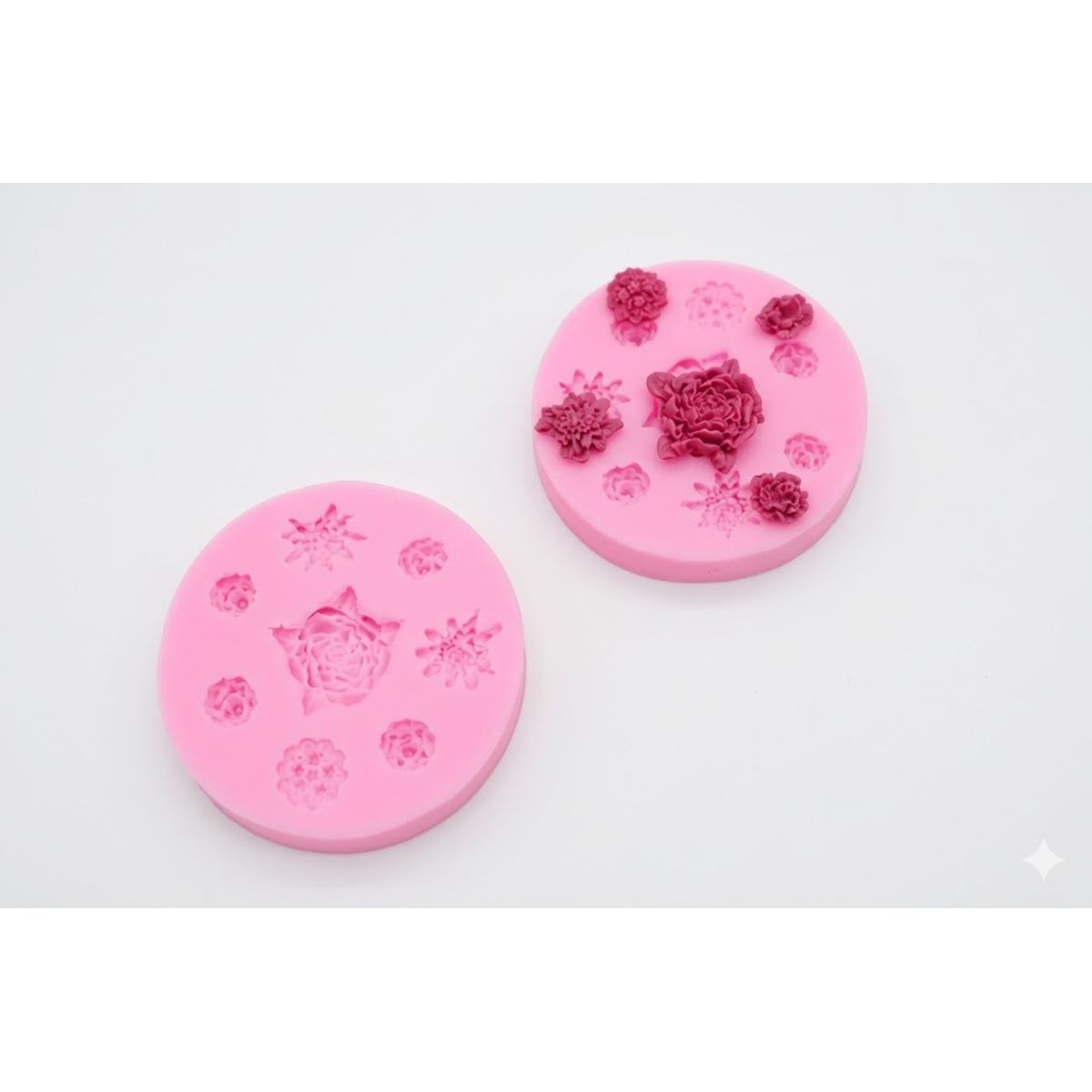 GENERICO - MOLDE DE ROSAS PARA FONDANT