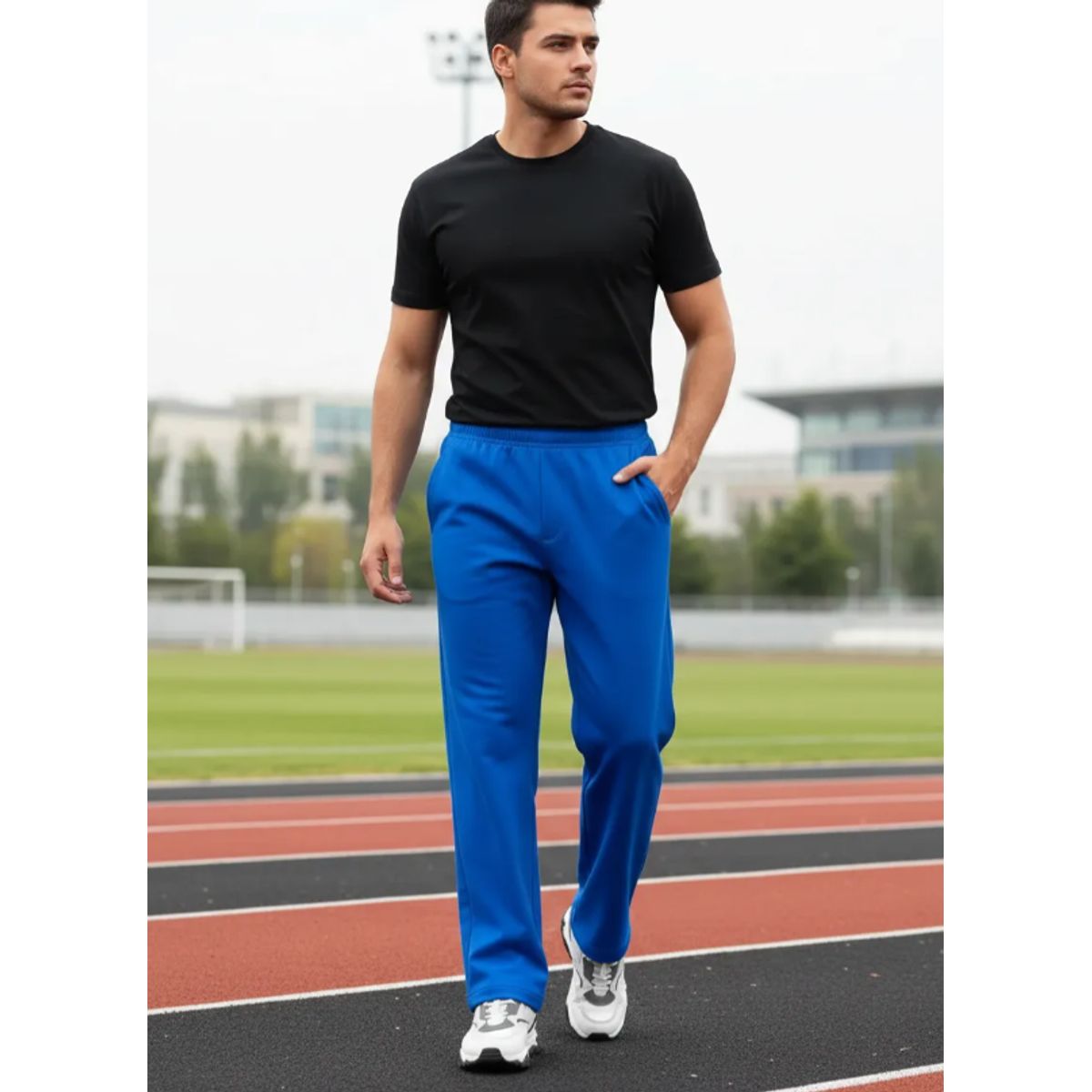 AGW - Pantalón Buzo Recto 100% Algodón Hombre