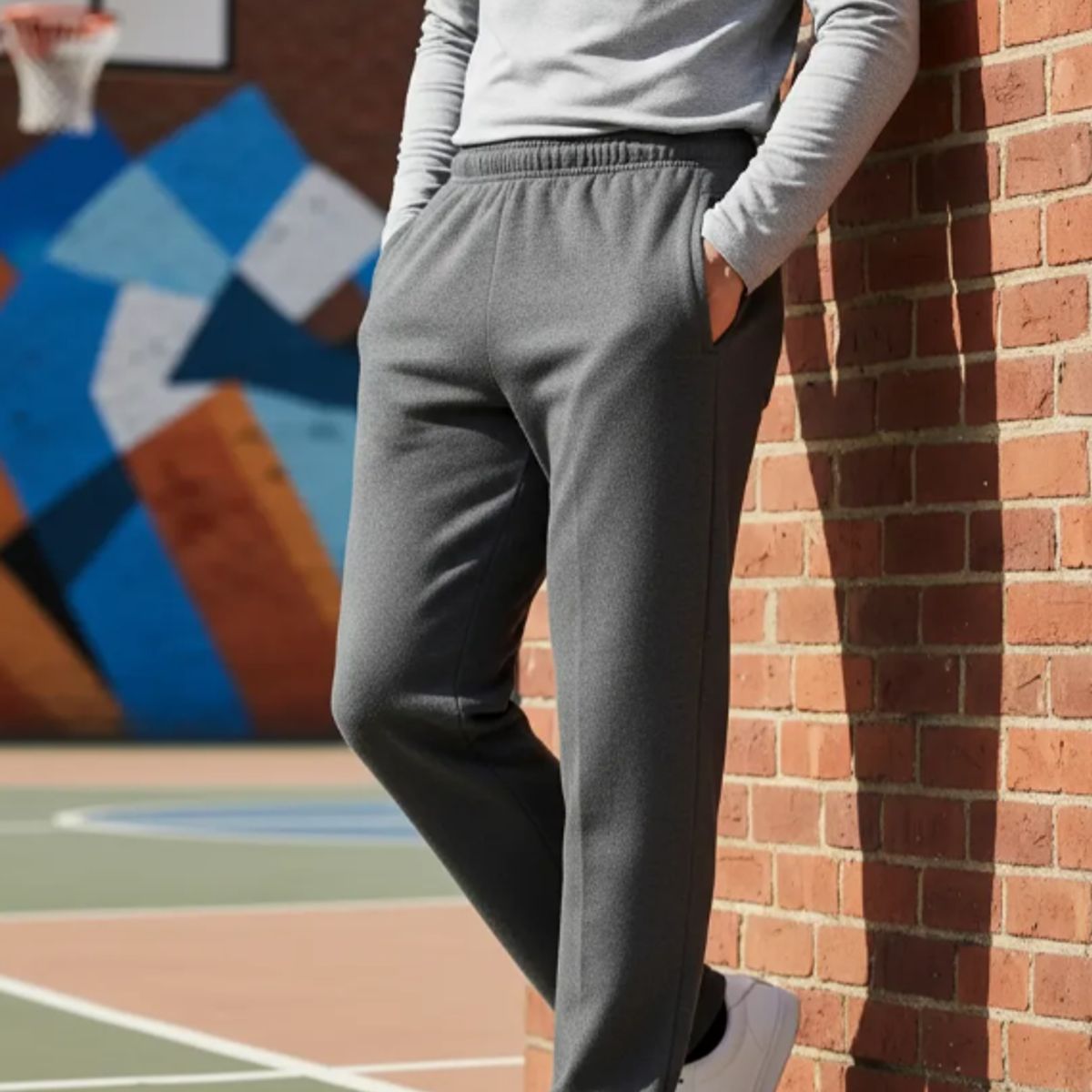 AGW - Pantalón Buzo Recto 100% Algodón Hombre