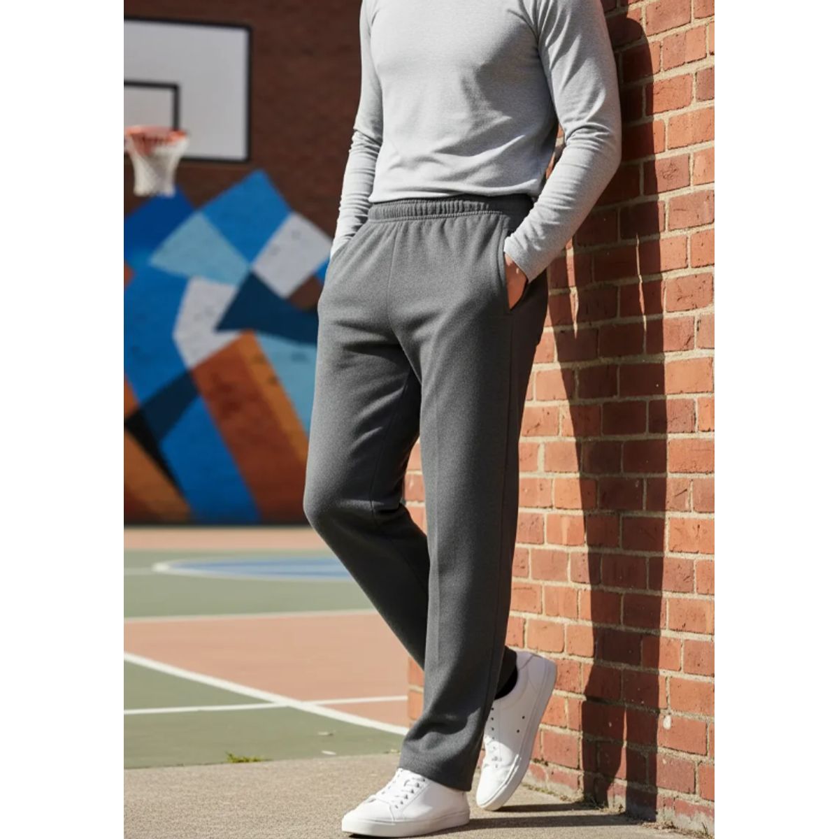 AGW - Pantalón Buzo Recto 100% Algodón Hombre