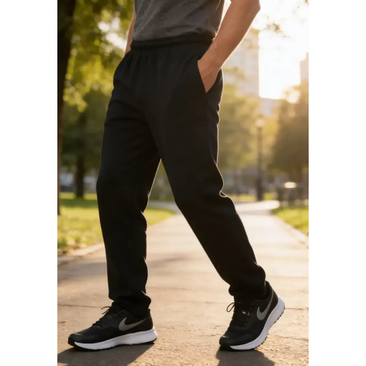 AGW - Pantalón Buzo Recto 100% Algodón Hombre