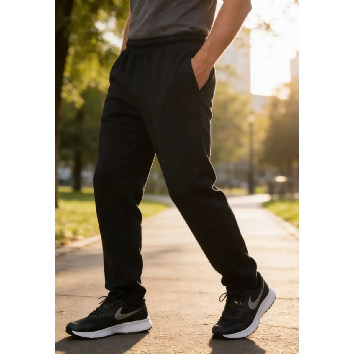 AGW - Pantalón Buzo Recto 100% Algodón Hombre