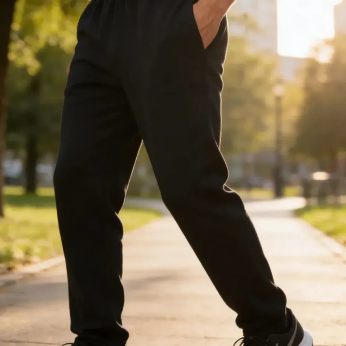 AGW - Pantalón Buzo Recto 100% Algodón Hombre