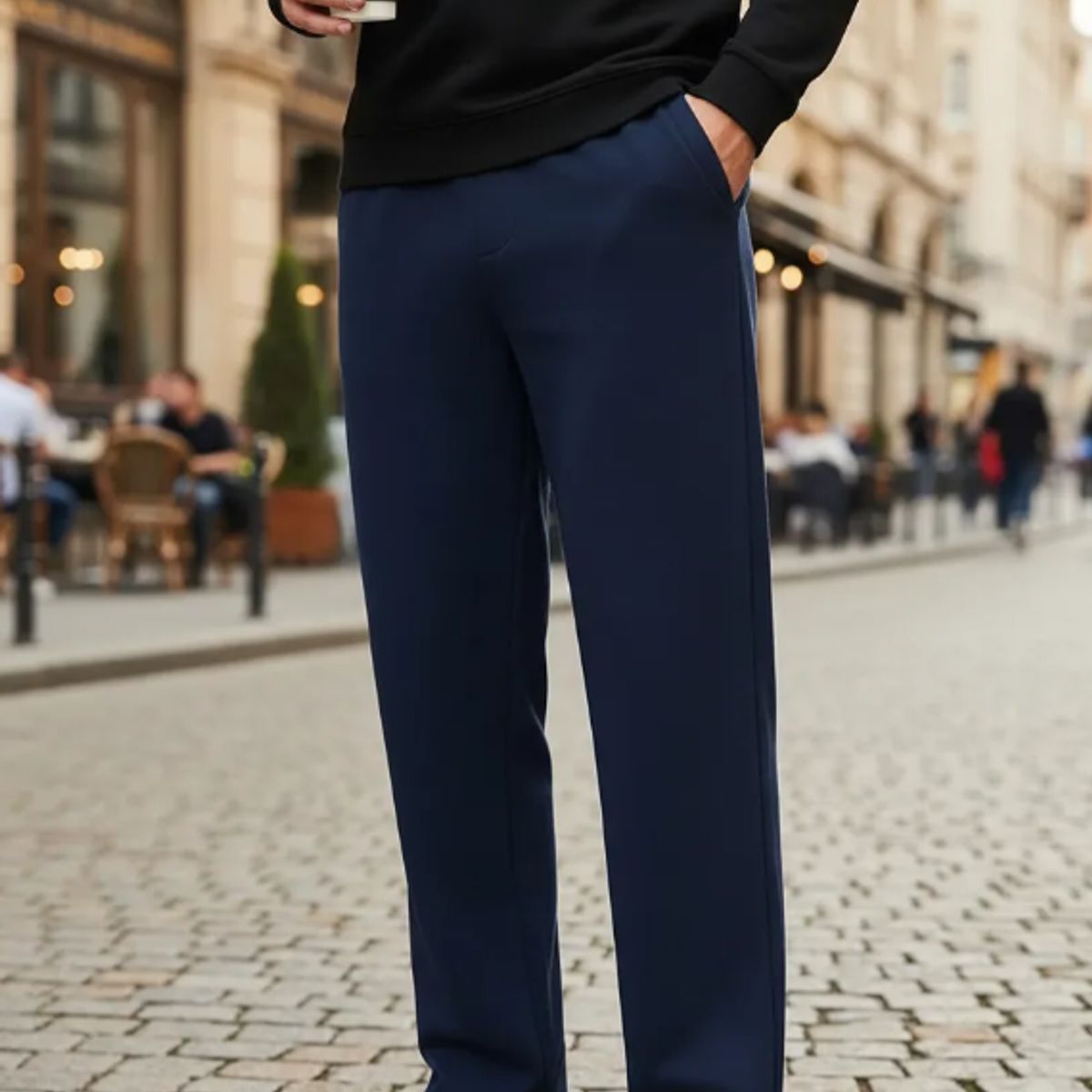 AGW - Pantalón Buzo Recto 100% Algodón Hombre