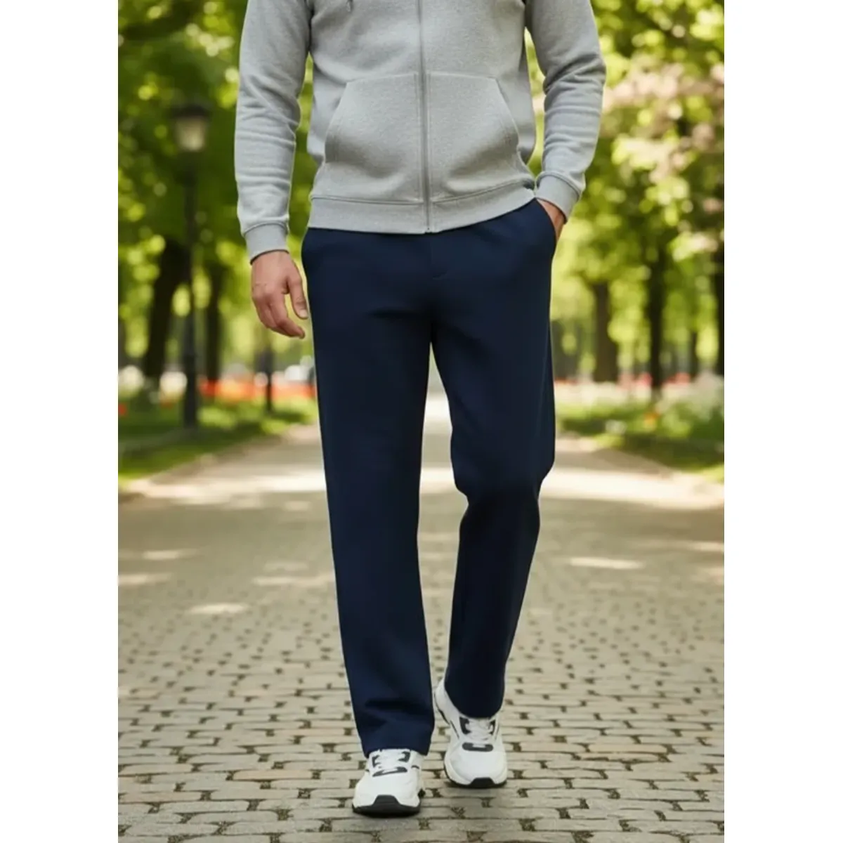 AGW - Pantalón Buzo Recto 100% Algodón Hombre