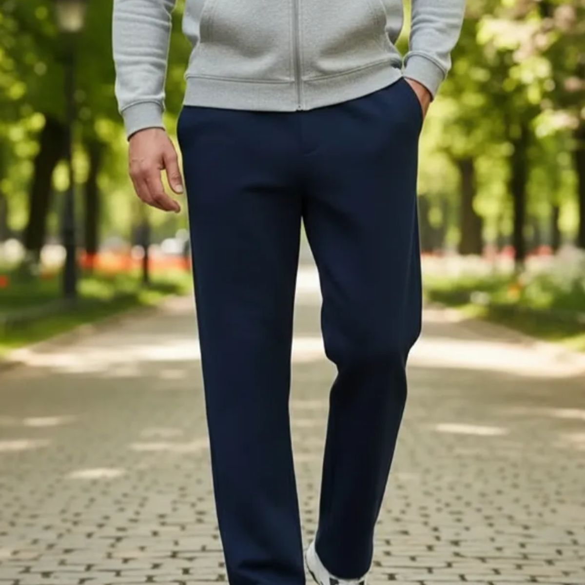 AGW - Pantalón Buzo Recto 100% Algodón Hombre