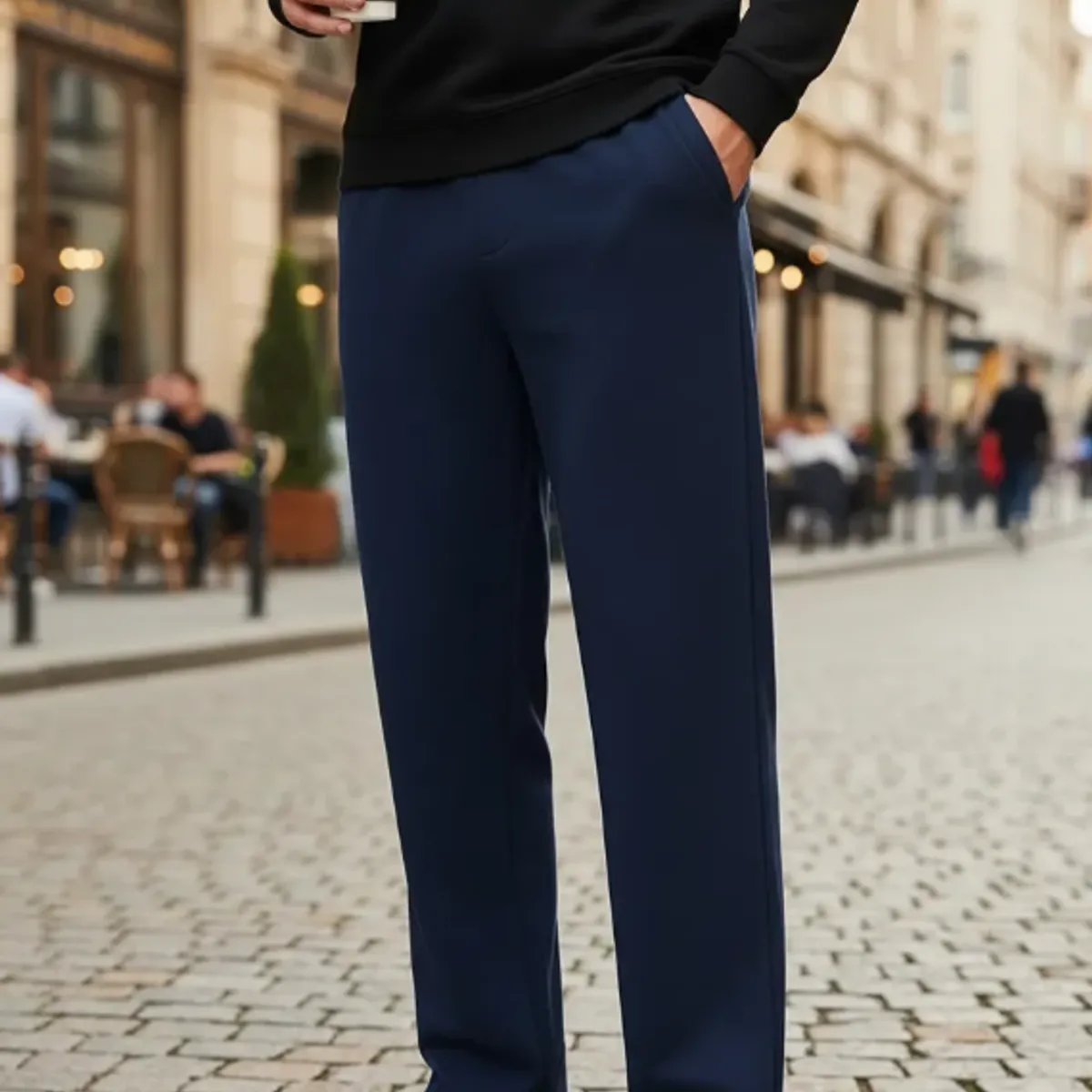 AGW - Pantalón Buzo Recto 100% Algodón Hombre