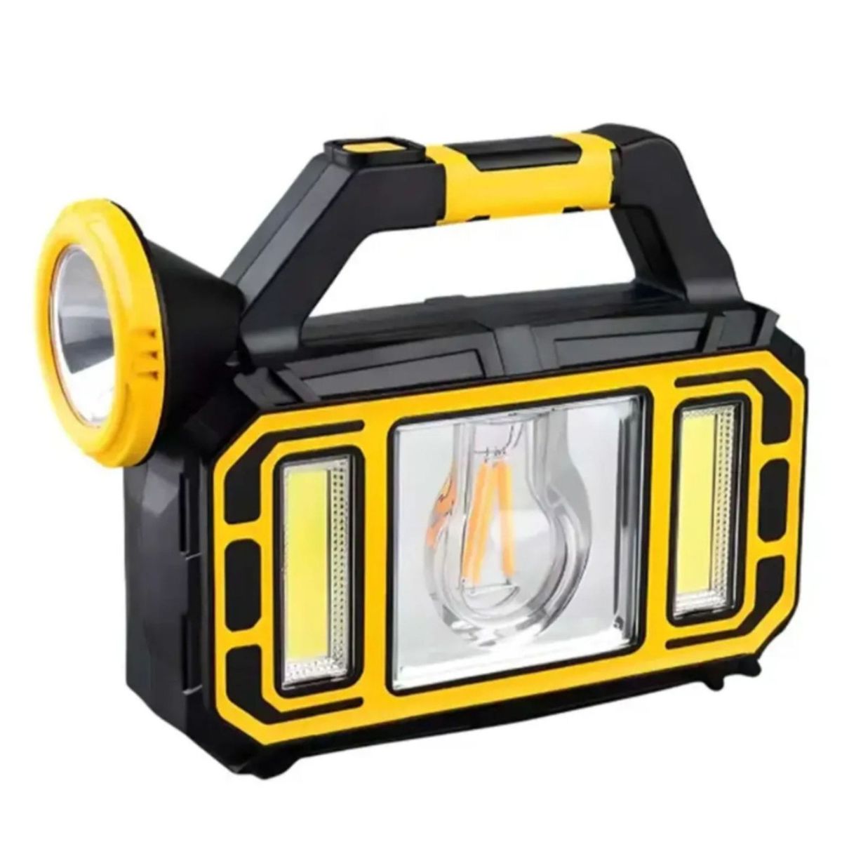 GENERICO - Linterna Recargable Solar y Powerbank