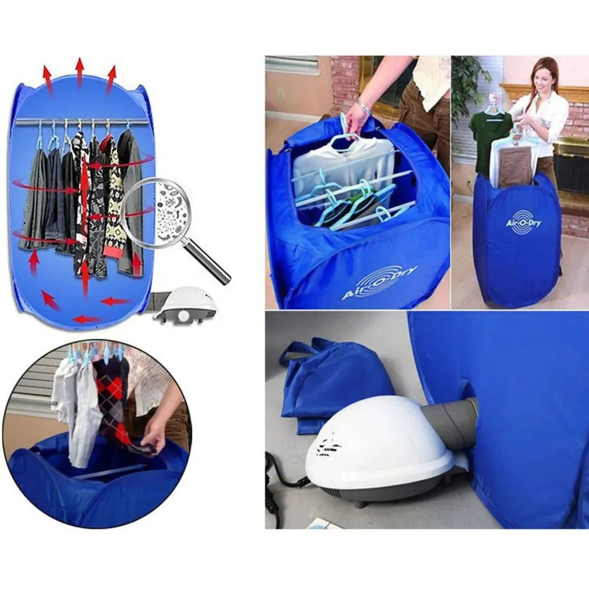 GENERICO - Secadora de Ropa Portátil AirDry Express Plegable