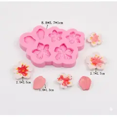 GENERICO - MOLDE DE SILICONA FLOR