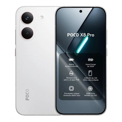 Xiaomi Poco X8 Pro 5G Memoria 512Gb Ip68 Resistente Agua Nfc