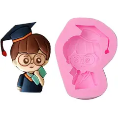 GENERICO - MOLDE DE SILICONA GRADUACIÓN NIÑO