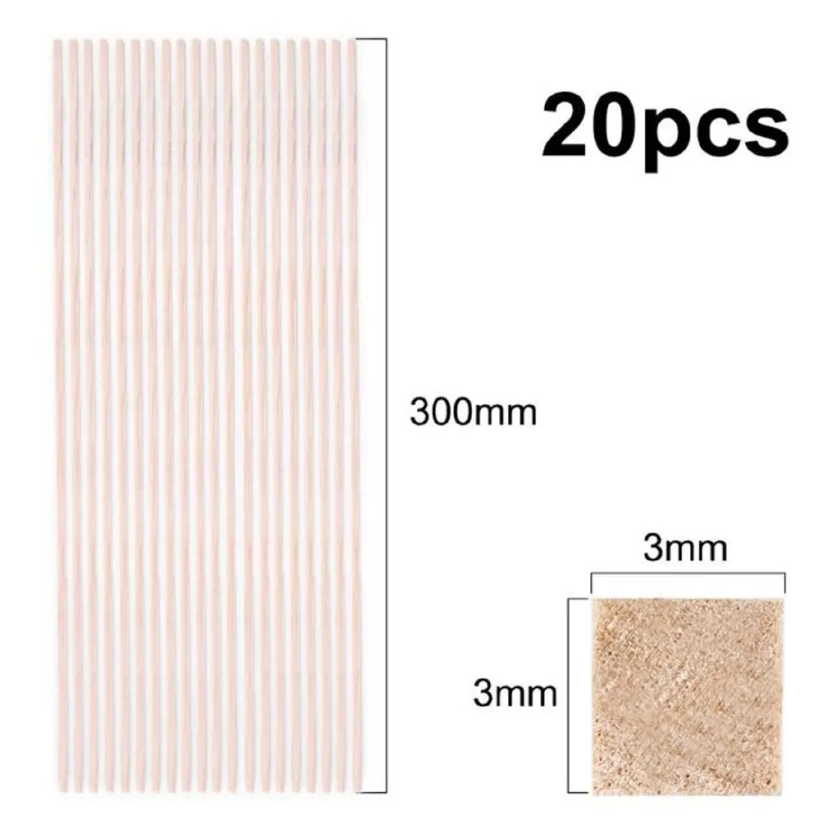 GENERICO - Madera De Balsa 300 X 3 X 3 mm 20un…