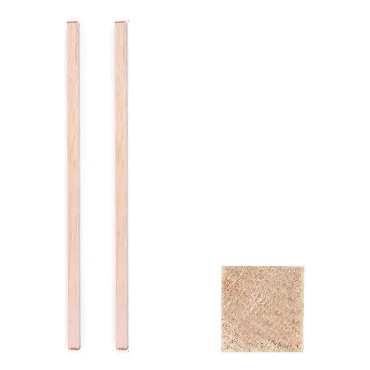 GENERICO - Madera De Balsa 500 X 10 X 10 mm 2un