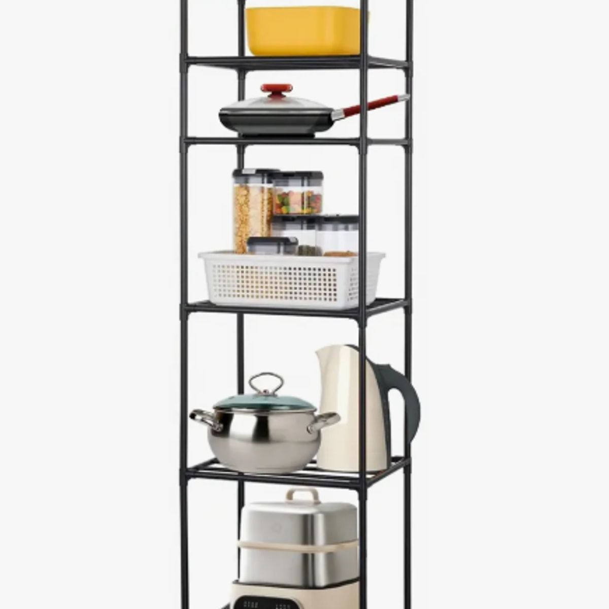 GENERICO - Estante Organizador Metálico De 6 Niveles De Cocina Baño