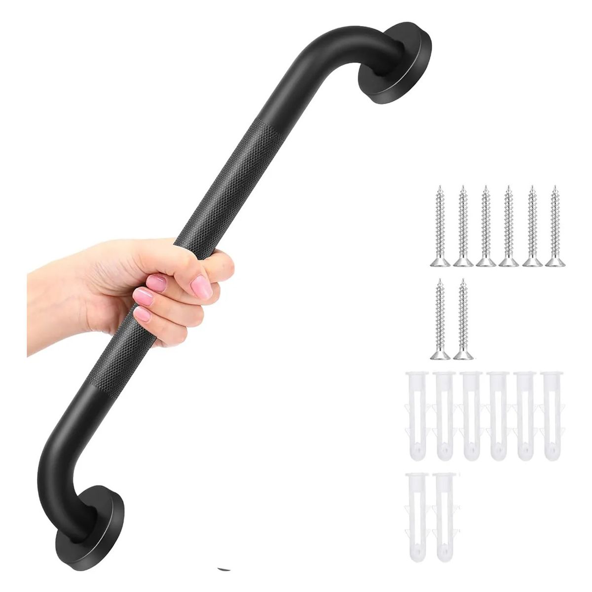 GENERICO - 50cm Barras De Seguridad Apoyo Pasamanos Acero Inoxidable