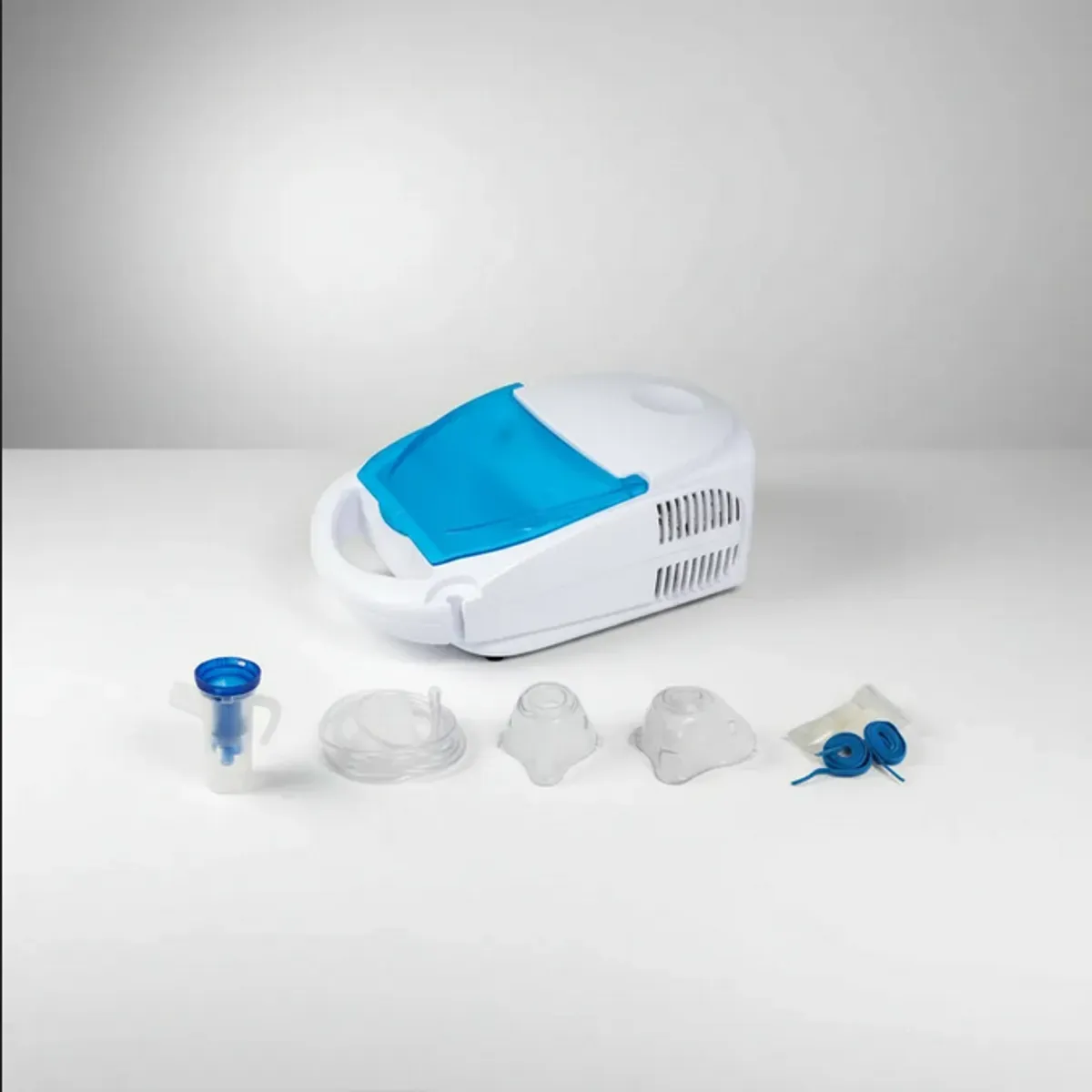 GENERICO - Nebulizador Portátil Asma Maquina Con Kit Completo Blanco
