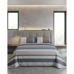 GENERICO - Juego de Sábanas De Polar Térmicas Invierno plaza y media Diseño Moderno