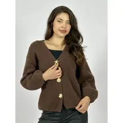 ENIGMATICA BOUTIQUE - Sweater Lana Botones Caracolas y Estrellas
