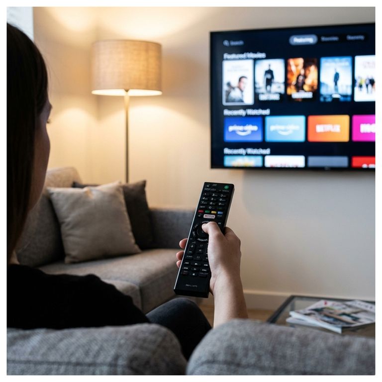 MALIK Control Remoto para Smart TV KDL-32W605D Netflix