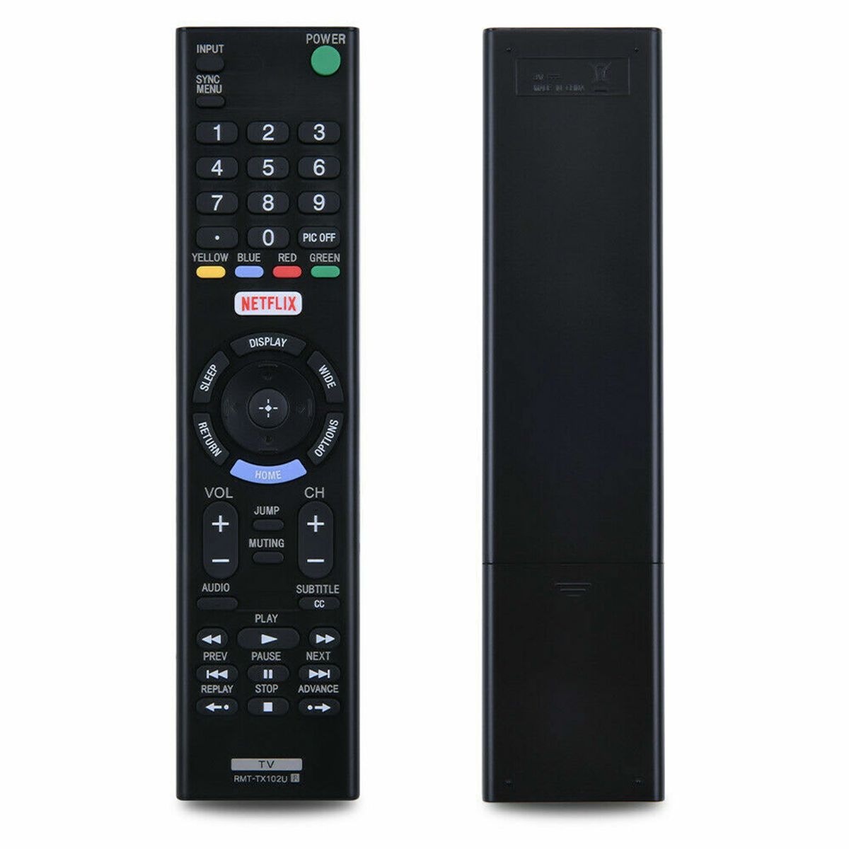 MALIK - Control Remoto para Smart TV KDL-32W607D Netflix