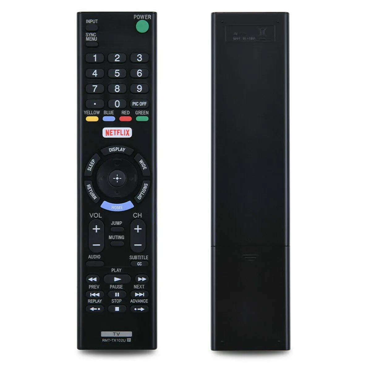 MALIK - Control Remoto para Smart TV KDL-40W600D Netflix
