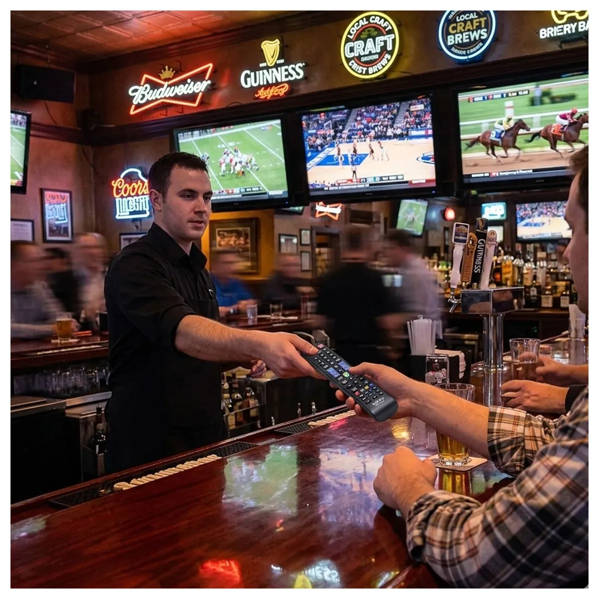 MALIK - Control Remoto para Series RU7100 RU7440 Smart TV