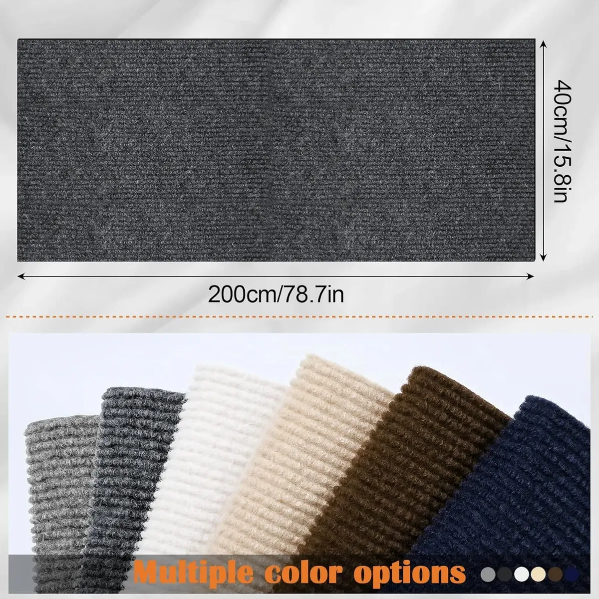GENERICO - Pegatina Cinta Protectora Sofa Antiarañazos Gatos 40x100cm-Gris