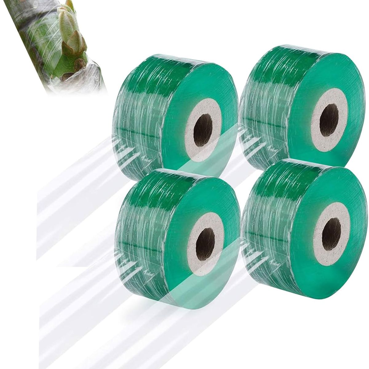 KUANGYE - Pack 4 Unidades Cinta Para Injerto De Plantas 2 Cm X 100 M