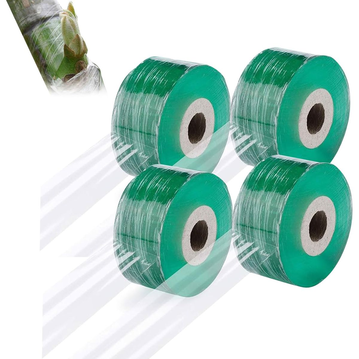KUANGYE - Pack 4 Unidades Cinta Para Injerto De Plantas 2 Cm X 100 M