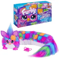 HASBRO - Furby Dj Arcoíris Interactivo Música Y Luces En Español