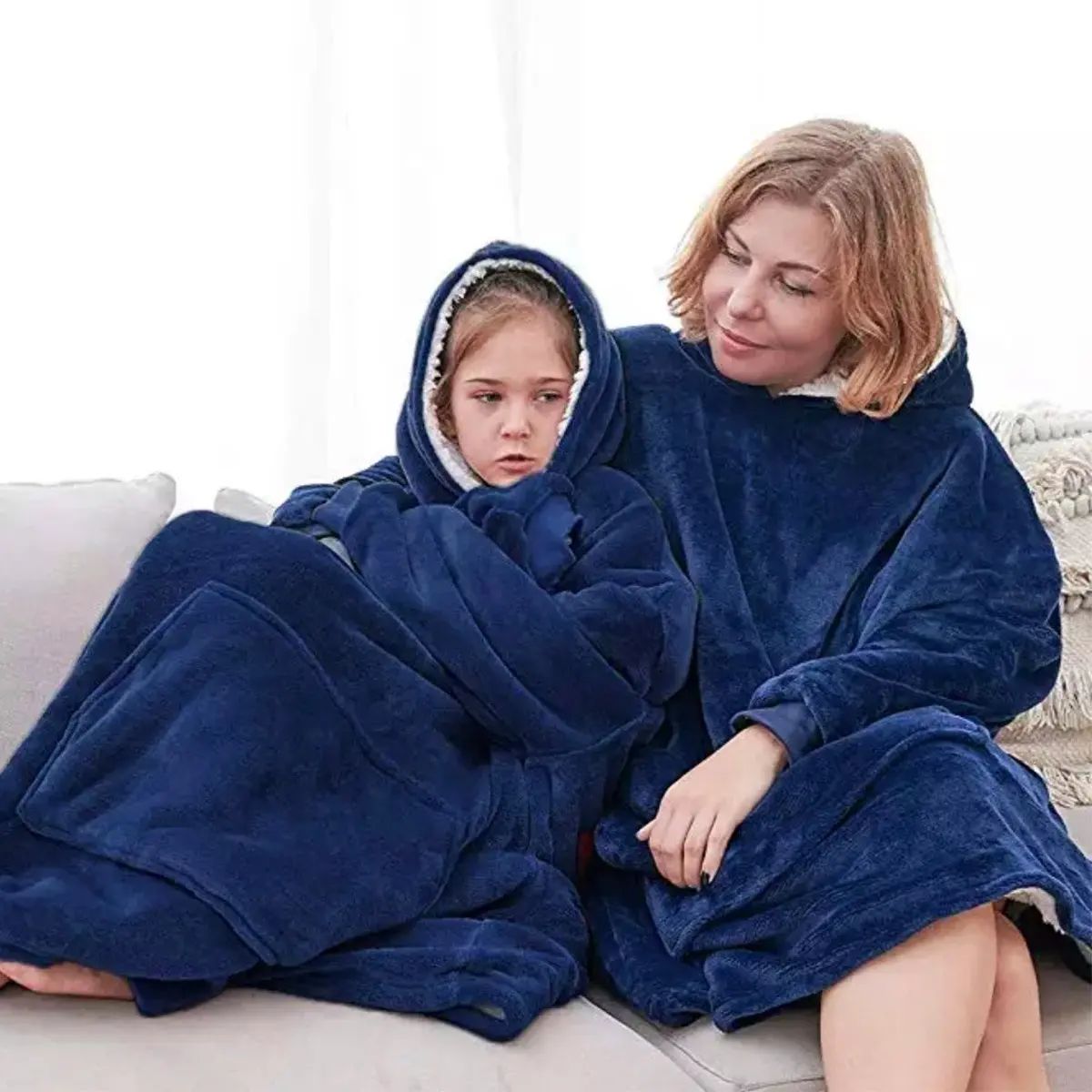 MOVI - Polerón Sherpa Oversize con Capucha Tipo Huggle  Máximo Abrigo y Comodidad Unisex