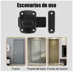 GENERICO - 5 Unids Cerraduras De Puerta Gabinete Para Baño Inodoro