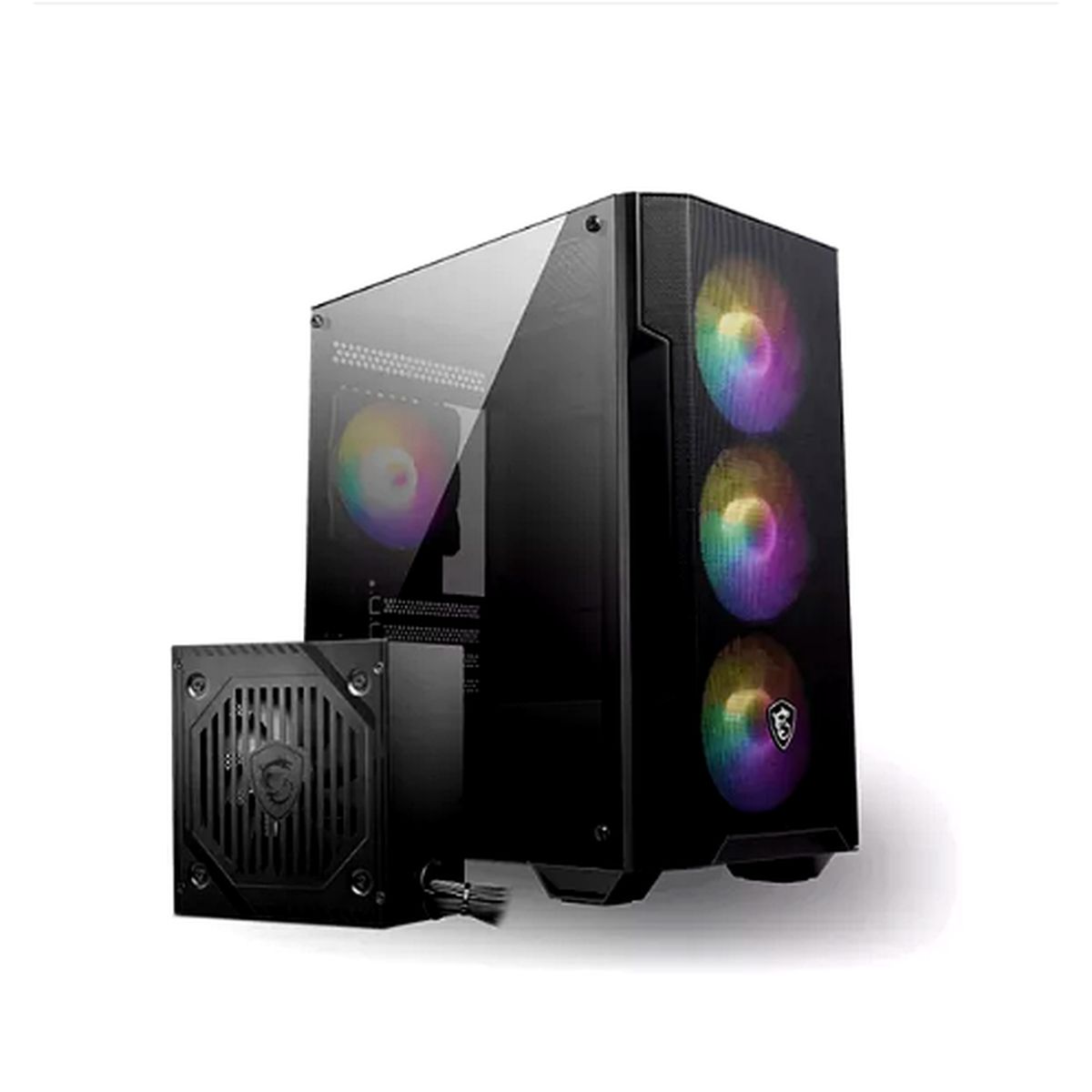 MSI - Combo Gabinete MSI FORGE M100A FUENTE 600W