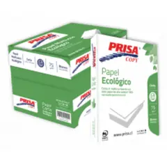 PRISA - Papel Fotocopia Ecológico Carta 75 g 500 Hojas