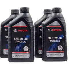 TOYOTA - Pack 4 Aceite de Motor 5W-30 Original 946 ML