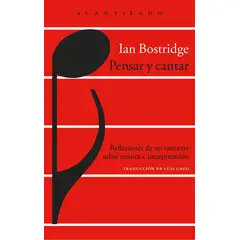 ANTARTICA LIBROS - Pensar Y Cantar