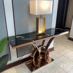 GENERICO - Mesa de Arrimo Supernova Oro Rosado Negro