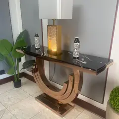 GENERICO - Mesa de Arrimo Anubis Oro Rosado Negro