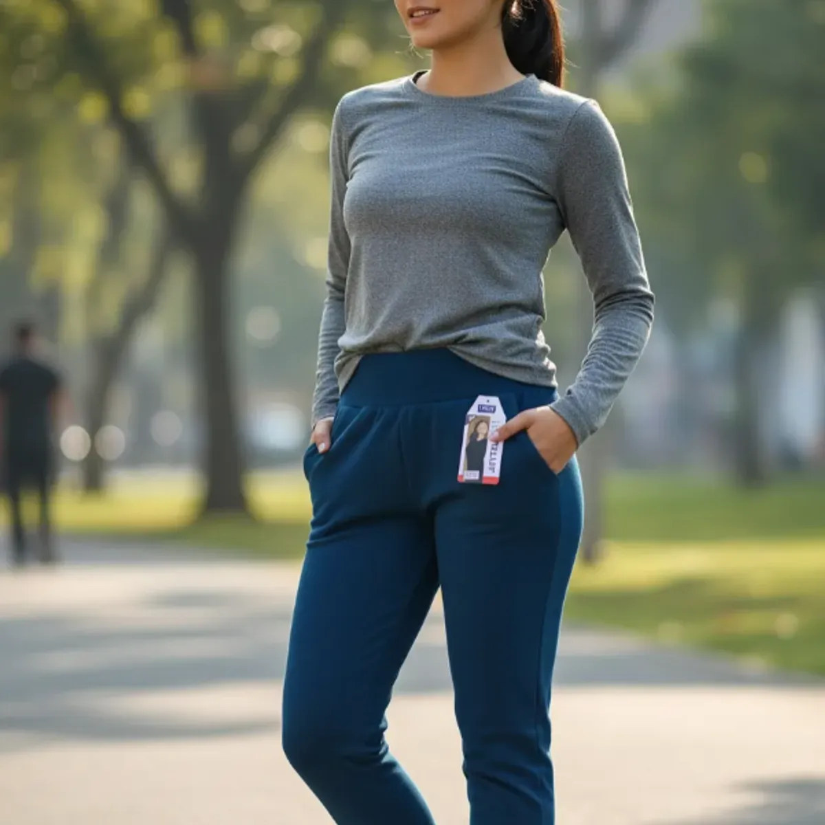 AGW - Pack 2 Pantalones Jogger Buzo Mujer Forro Terciopelo