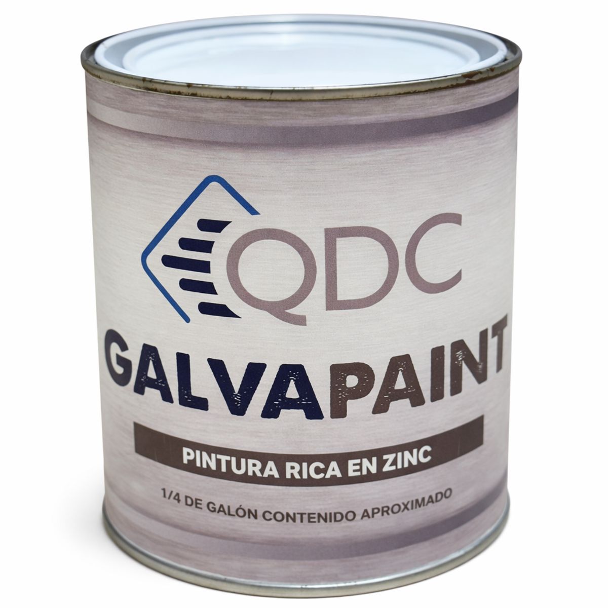 QDC QUIMICA DEL CAMPO - PINTURA PARA GALVANIZAR RICA EN ZINC UN CUARTO DE GALON - galvanizado en frio.