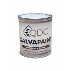 QDC QUIMICA DEL CAMPO - PINTURA PARA GALVANIZAR RICA EN ZINC UN CUARTO DE GALON - galvanizado en frio.