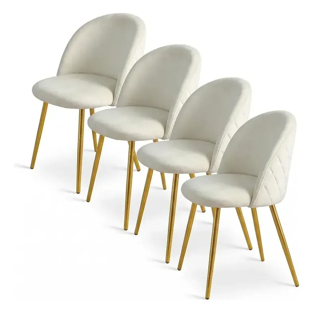 CORI CORI - Pack 4 Sillas Bread Gold Velvet
